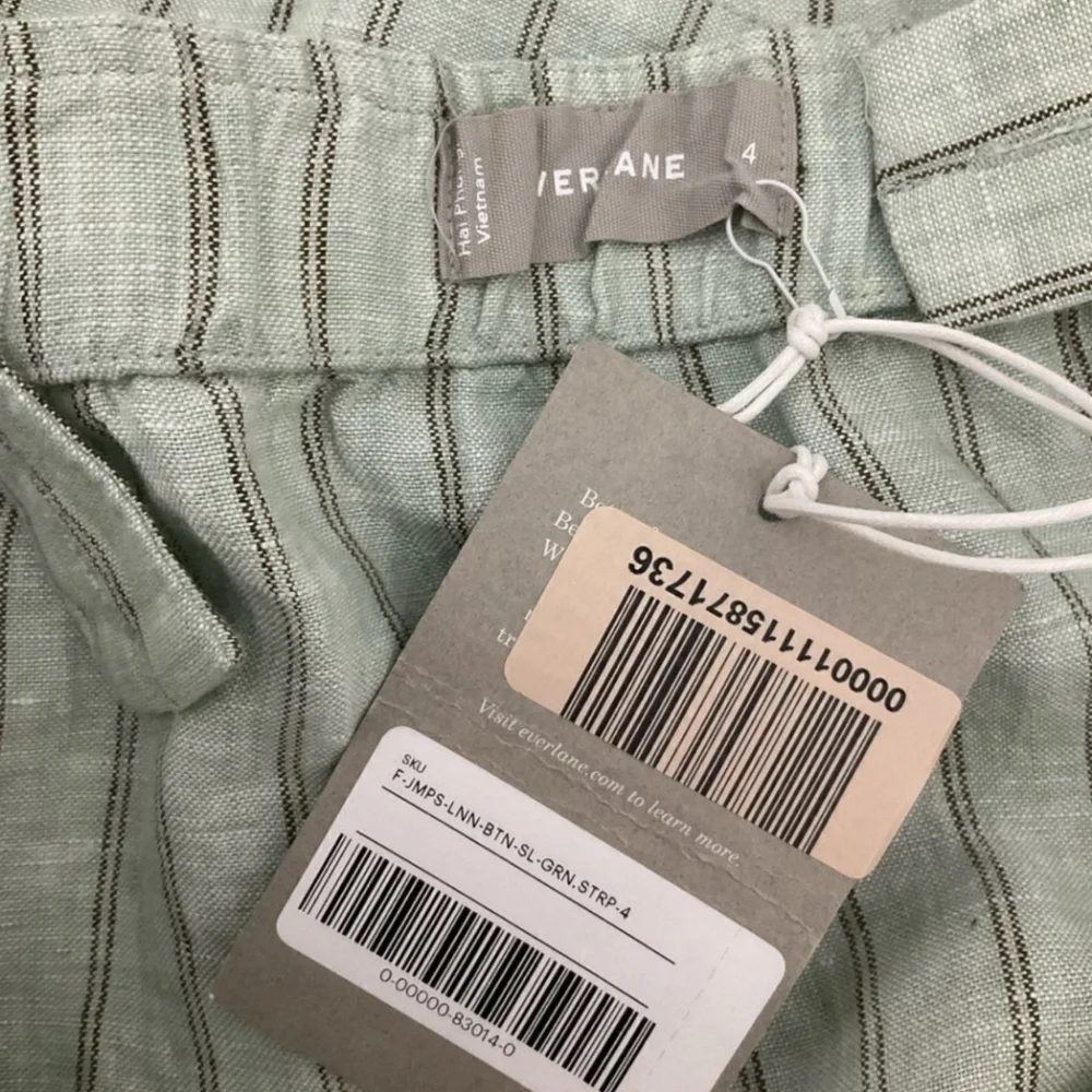 Everlane Linen Jumpsuit Size 4 NWT